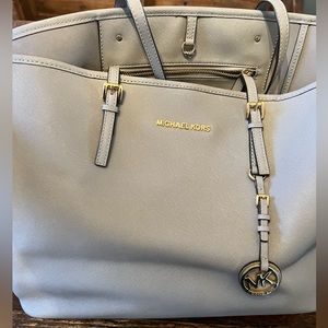 Michael Kors Gray Tote Bag